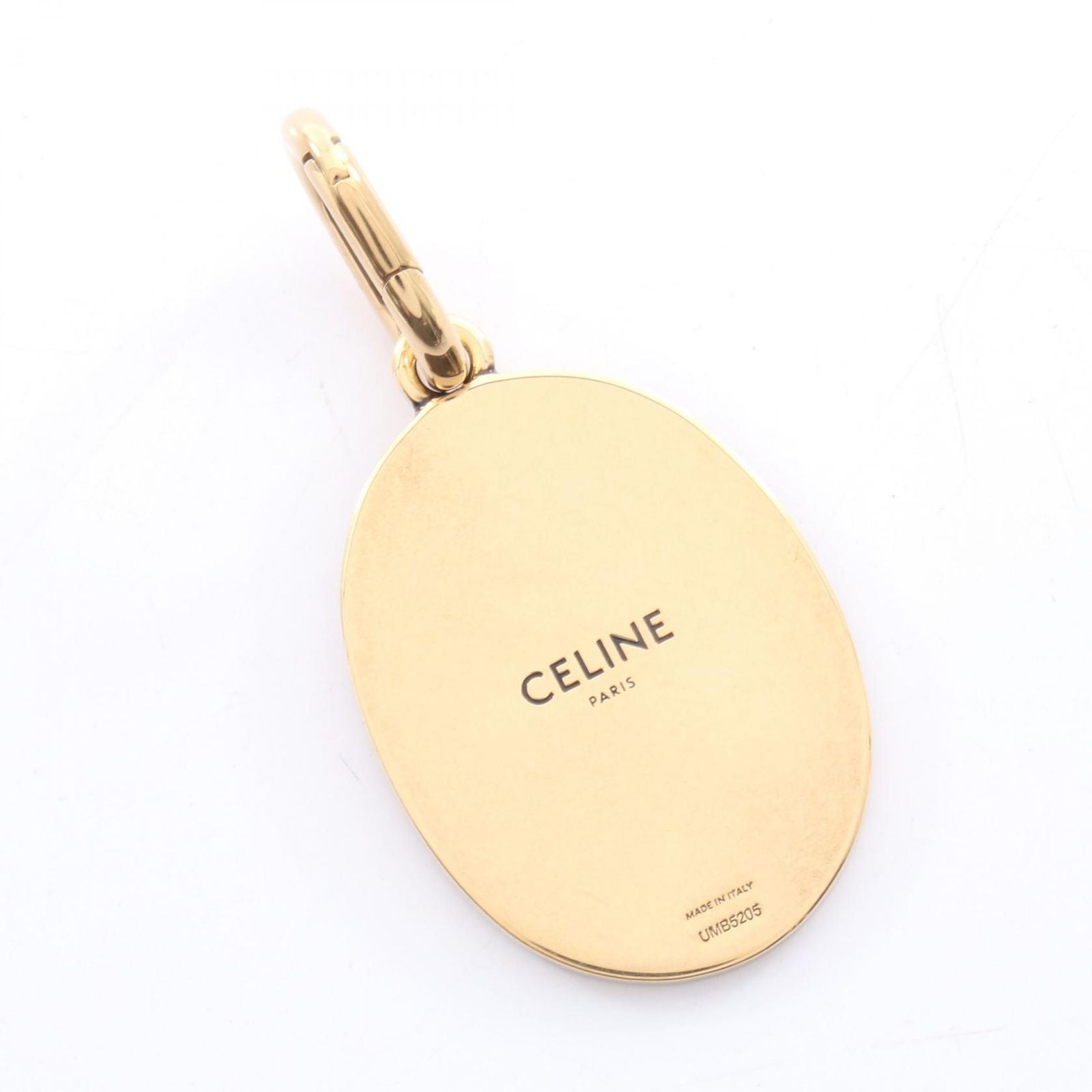 Celine Charm Medal Gold Key Holder — view 2