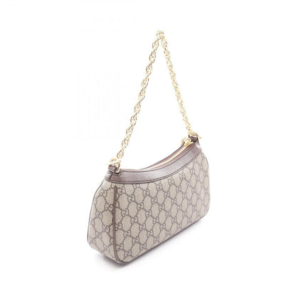 Gucci Ophidia Small GG Supreme Beige Canvas Leather Shoulder — view 2