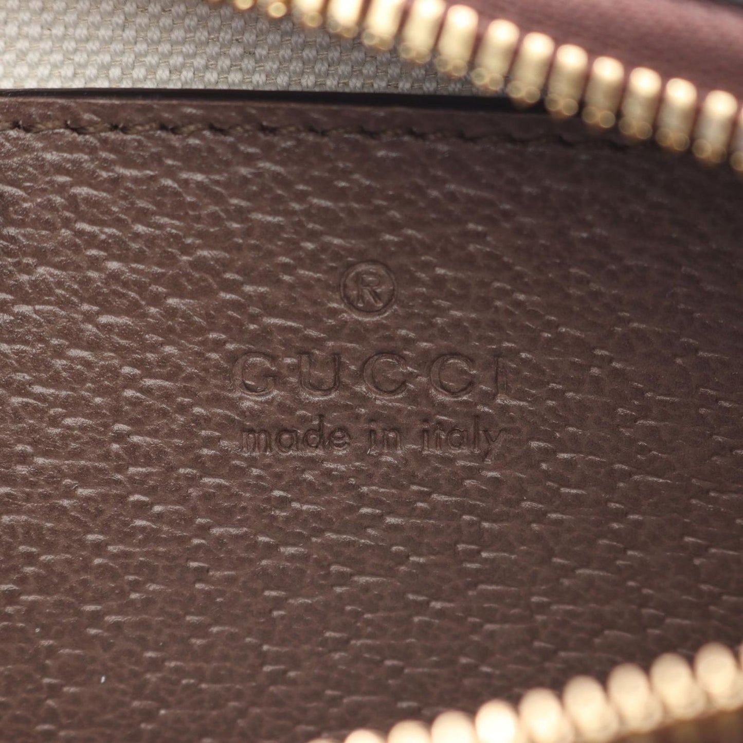 Gucci Ophidia Small GG Supreme Beige Canvas Leather Shoulder — view 4