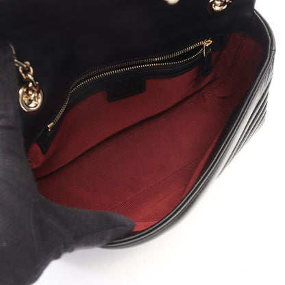 Gucci Shoulder Bag GG Marmont Black Leather — view 3