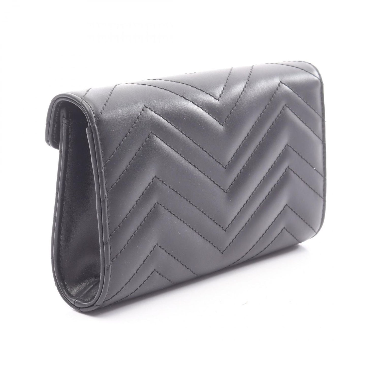 Gucci Shoulder Bag GG Marmont Black Leather — view 2