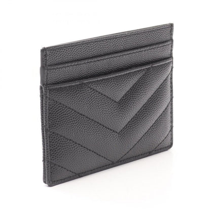 Saint Laurent Paris Card Case YSL Monogram Black Leather — view 2