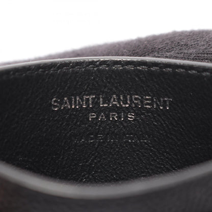 Saint Laurent Paris Card Case YSL Monogram Black Leather — view 4