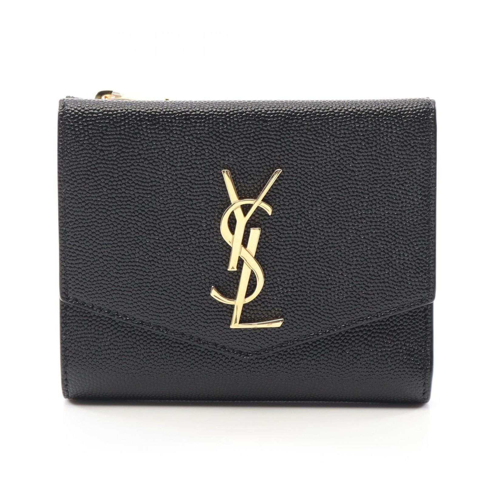 Saint Laurent Paris Bifold Wallet Uptown Black Leather