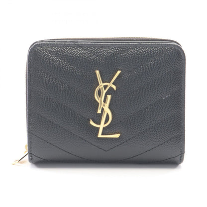 Saint Laurent Paris Bifold Wallet Monogram Black Leather