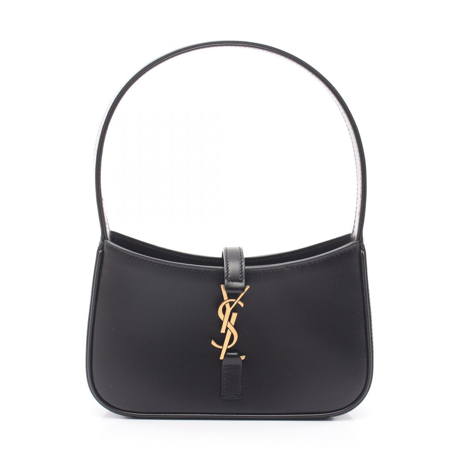 Saint Laurent Paris Handbag Mini Hobo le 5 a 7 Black Leather