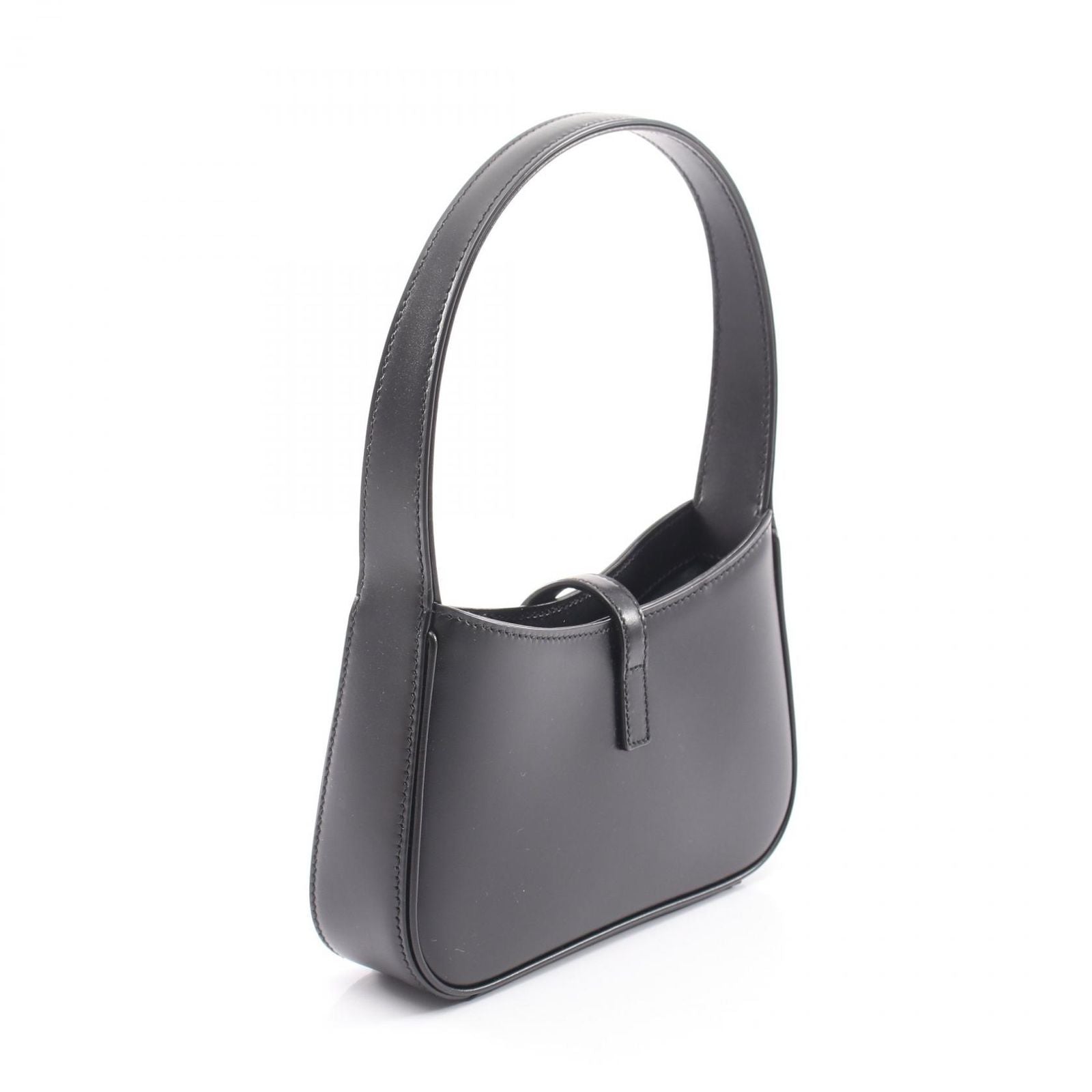 Saint Laurent Paris Handbag Mini Hobo le 5 a 7 Black Leather — view 2
