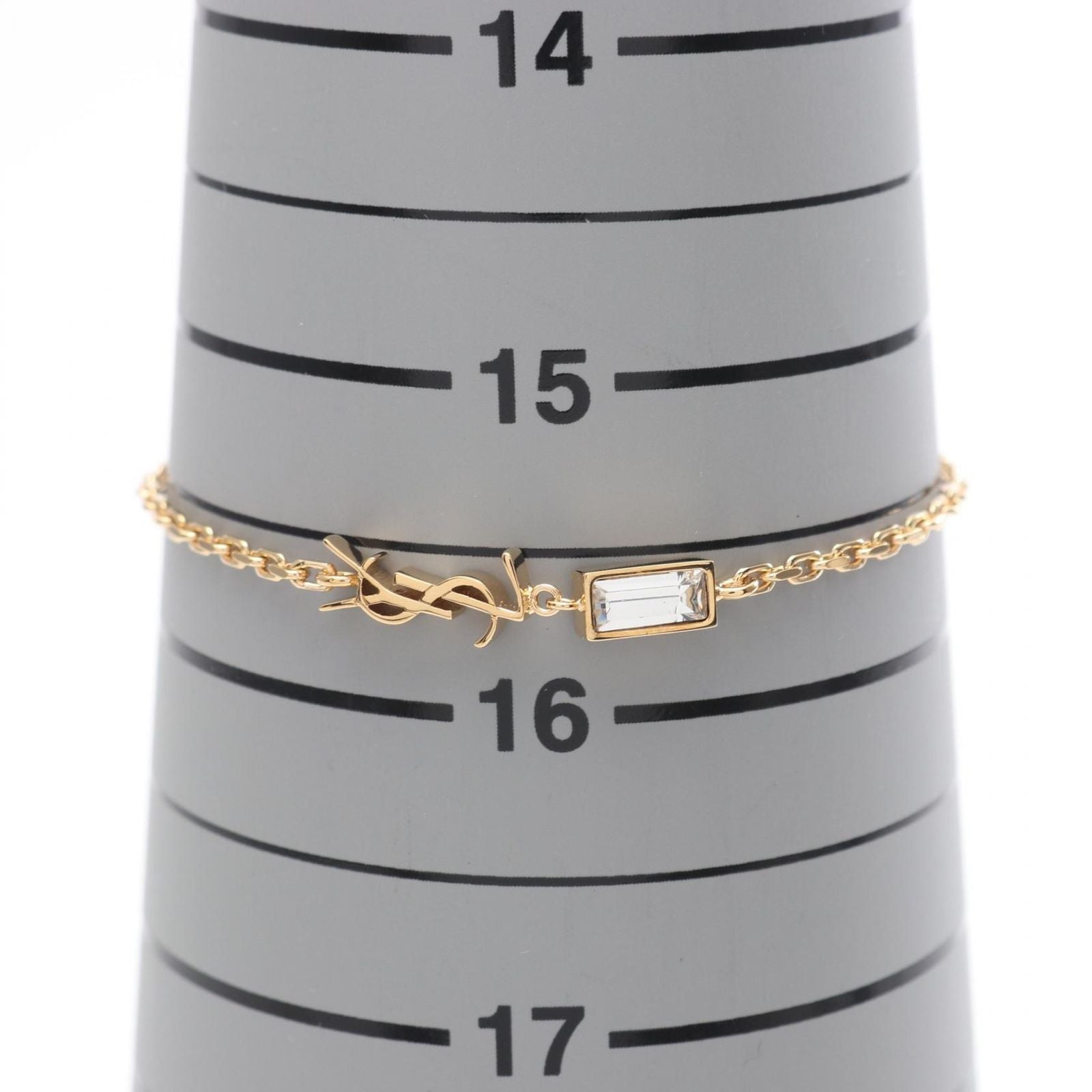 Saint Laurent Paris Bracelet Cassandra Gold — view 6