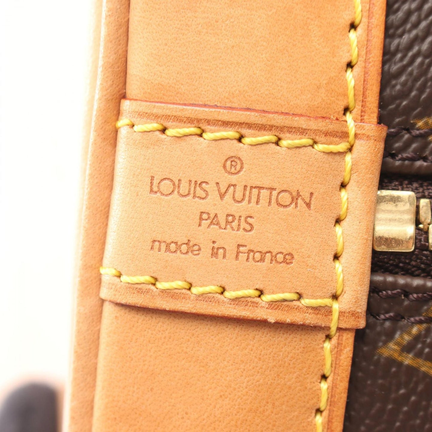 Louis Vuitton Handbag Alma PM Canvas Leather — view 4