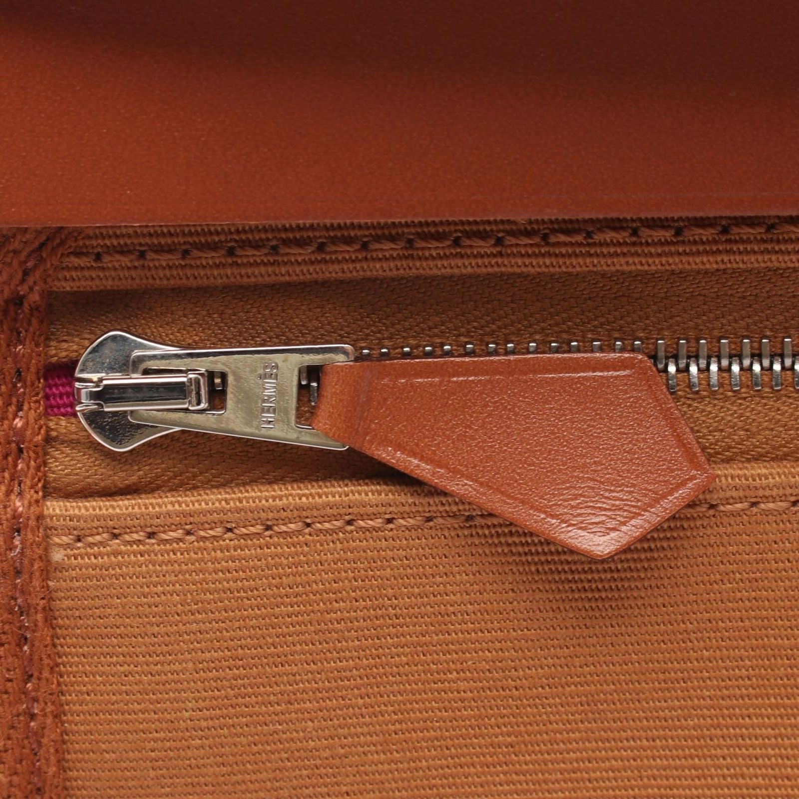 Hermes Handbag Herbag Zip PM Rose Purple Fauve 2-Way Zip PM le Tourne — view 7