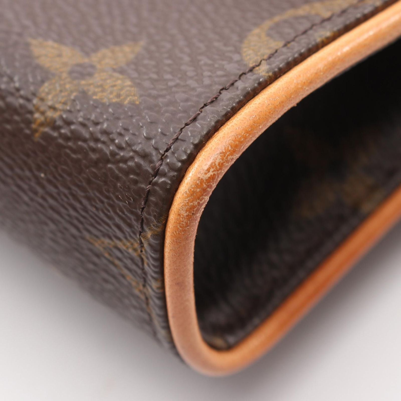 Louis Vuitton Waist Bag Pochette Florentine Canvas Leather — view 7