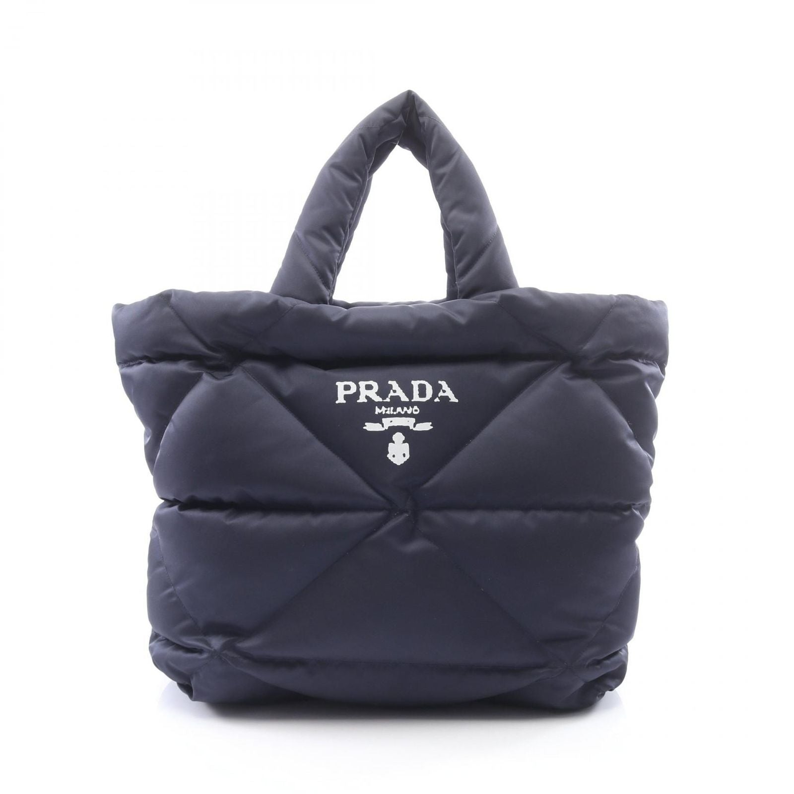 Prada Tote Re-Nylon Navy Nylon Padded