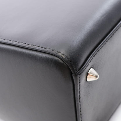 Dior Handbag Lady Dior 2-Way Black Multi Leather Tote — view 9
