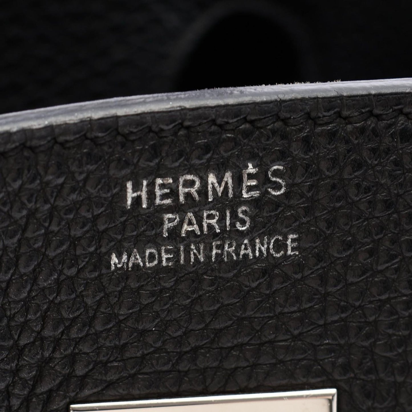 Hermes Handbag Birkin 35 Black Leather — view 4
