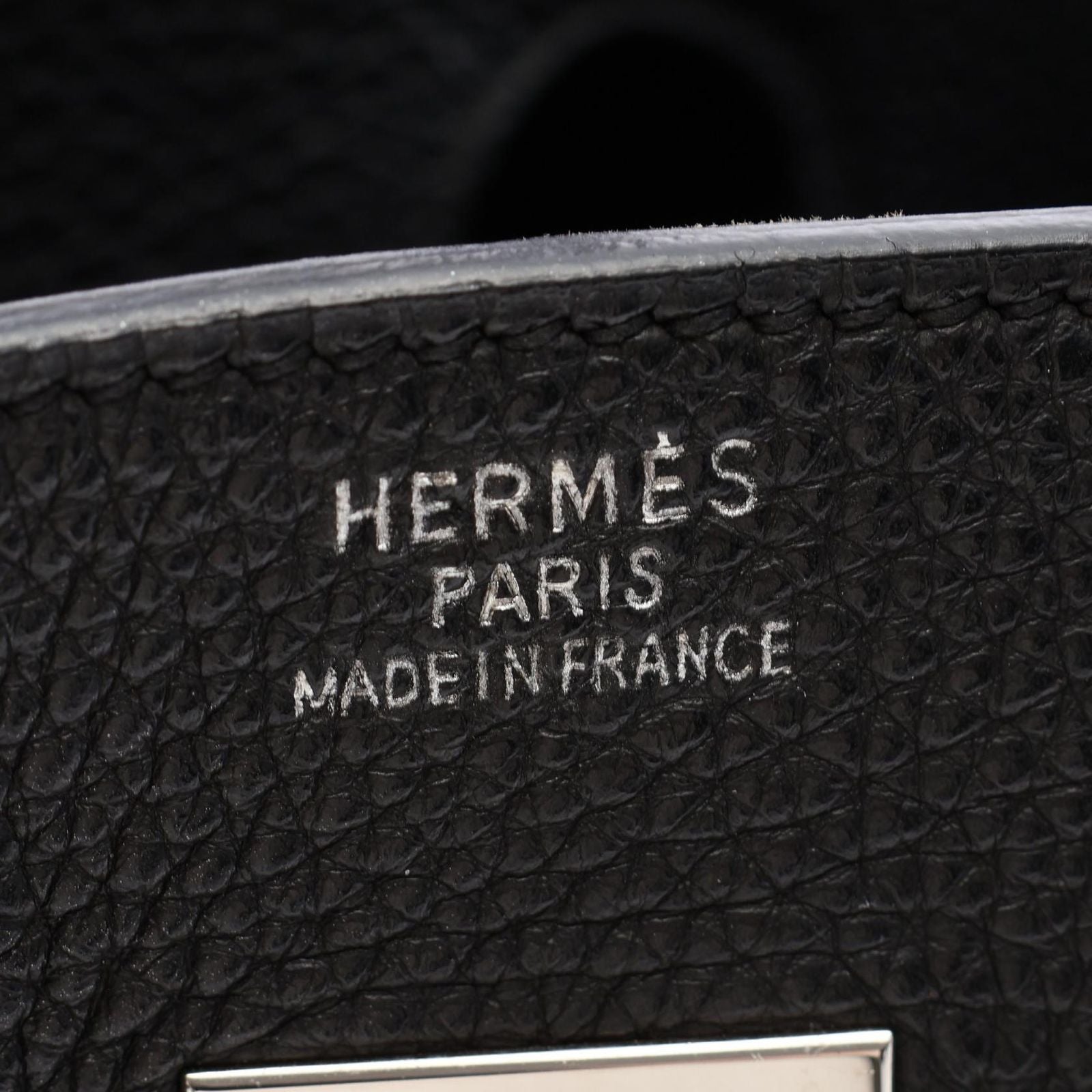 Hermes Handbag Birkin 35 Black Leather — view 4