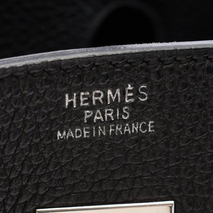 Hermes Handbag Birkin 35 Black Leather — view 4
