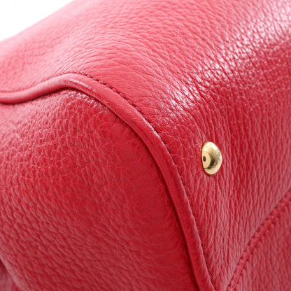 Fendi Handbag Chameleon 2-Way Red Leather — view 6