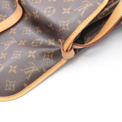 Louis Vuitton Shoulder Bag Saumur 30 Canvas Leather — view 8