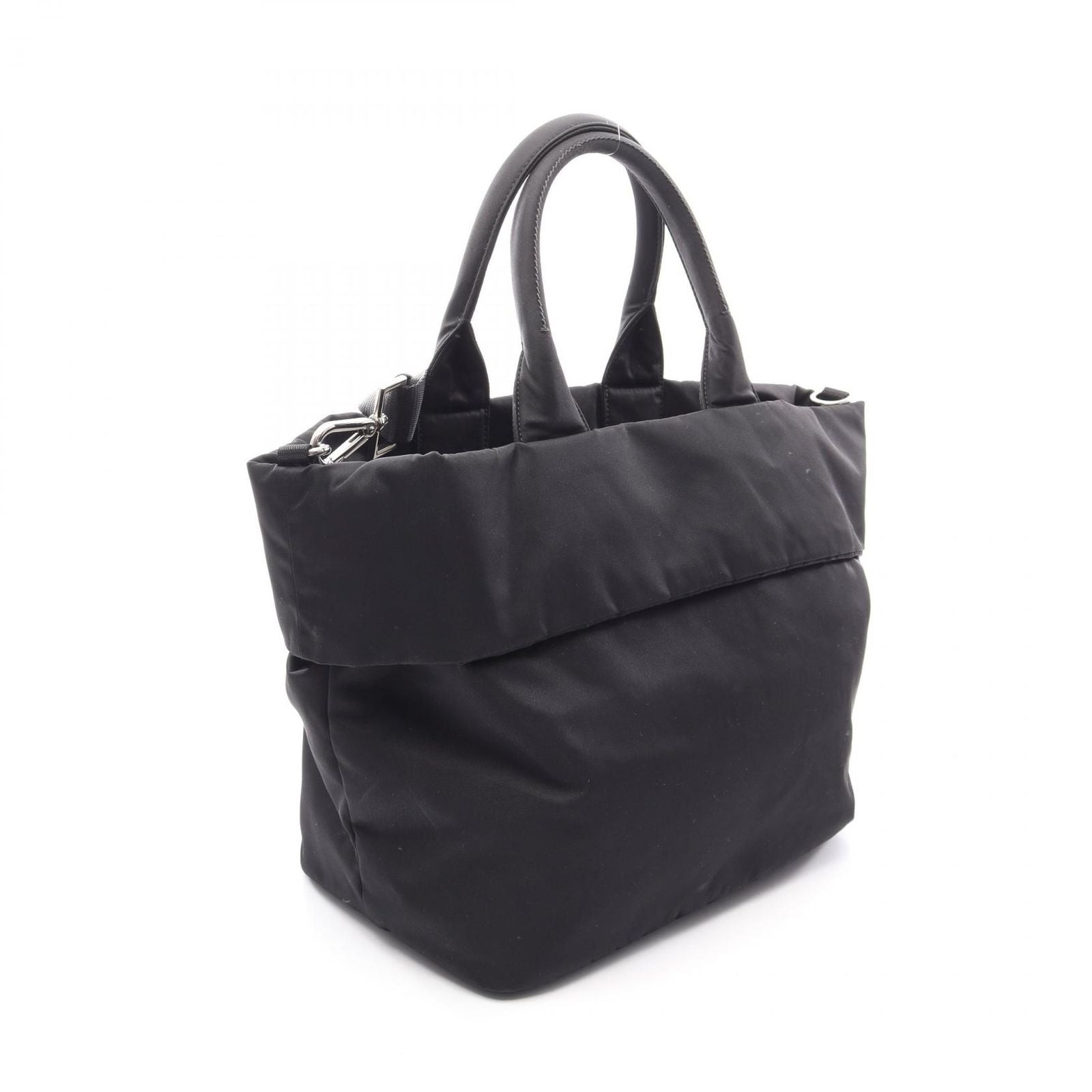 Prada Handbag Reversible 2-Way Black Nylon — view 2