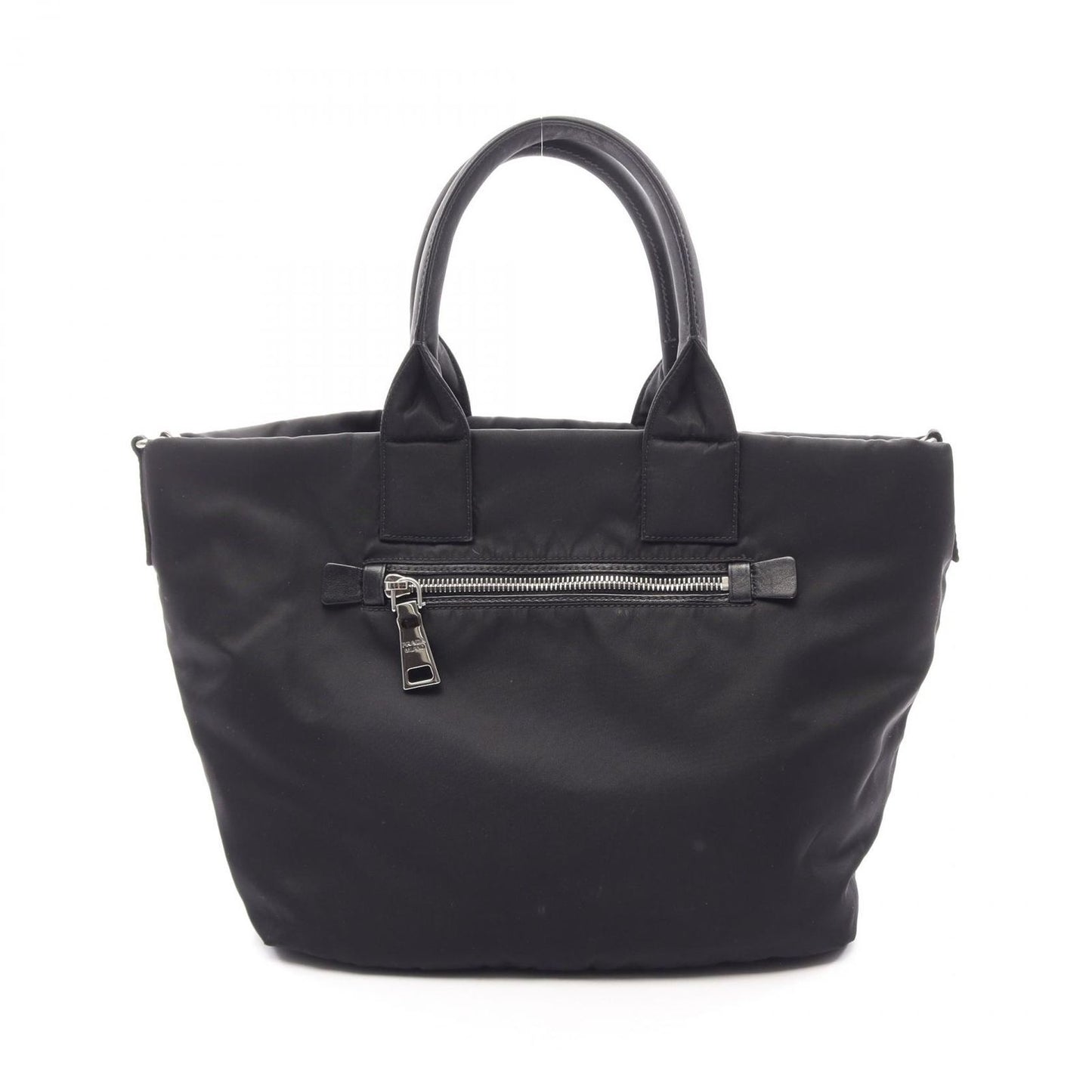 Prada Handbag Reversible 2-Way Black Nylon — view 6