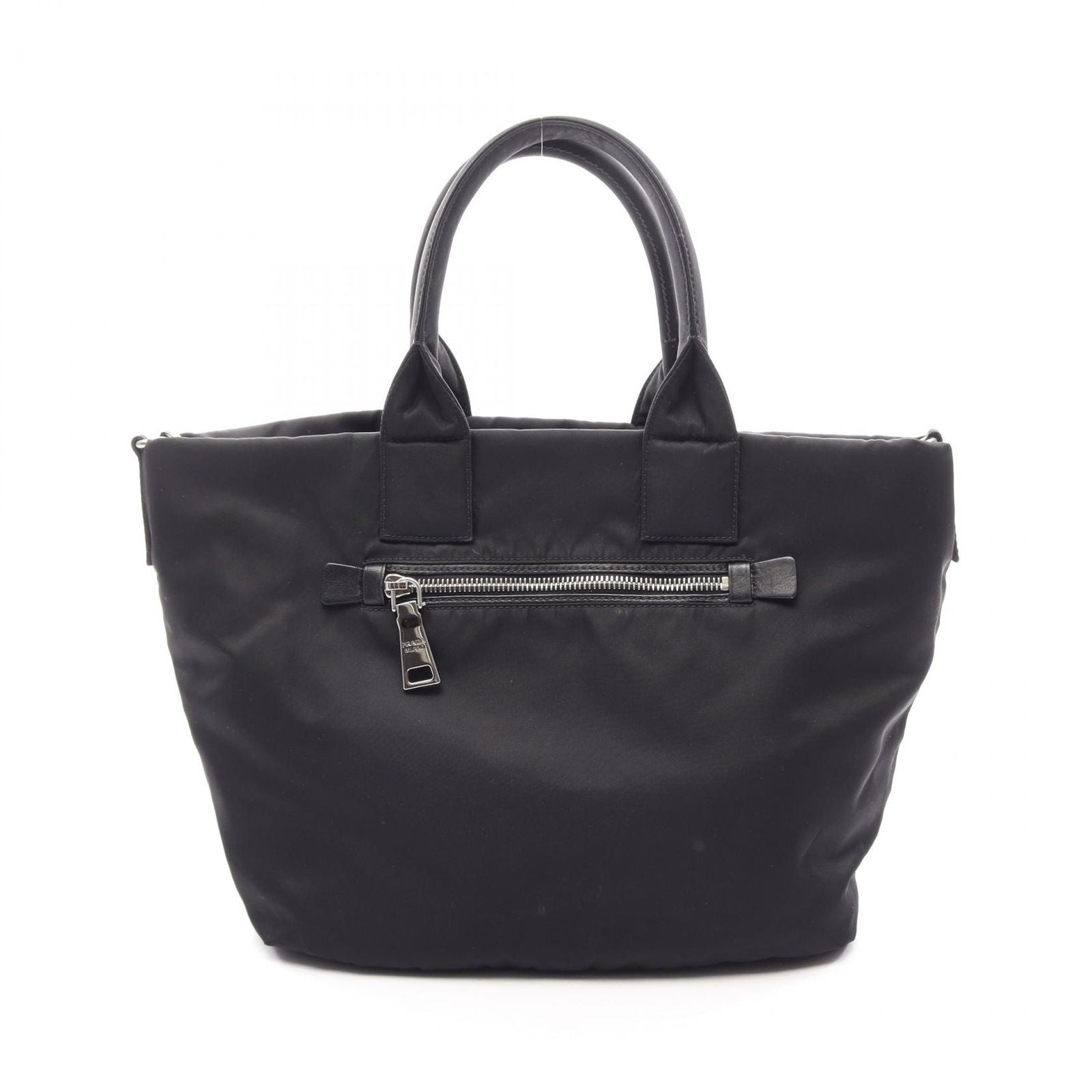 Prada Handbag Reversible 2-Way Black Nylon — view 6