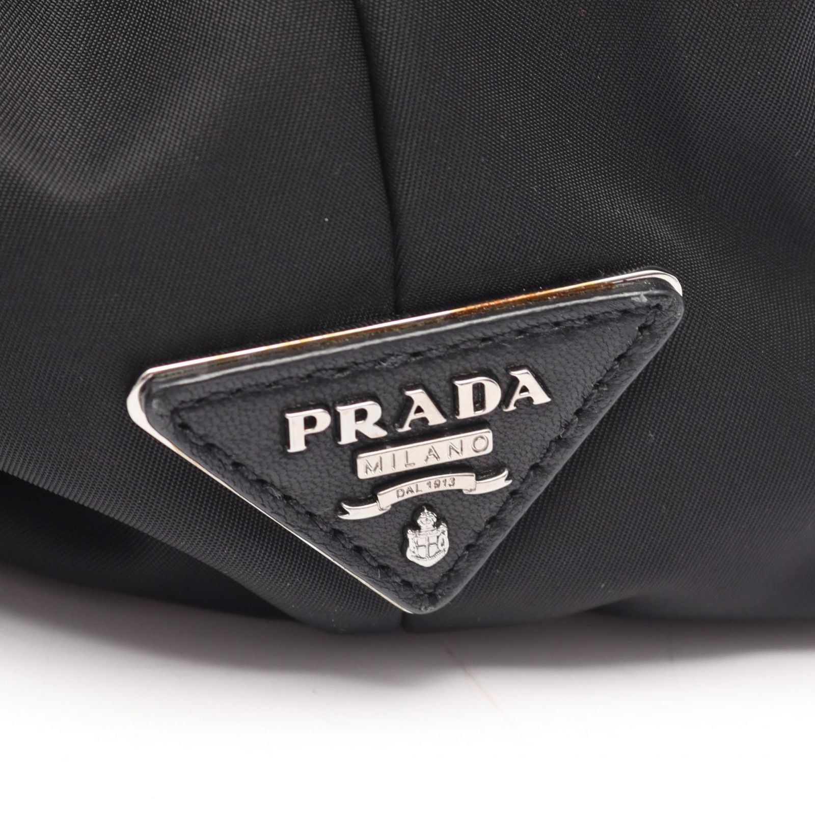 Prada Handbag Reversible 2-Way Black Nylon — view 5
