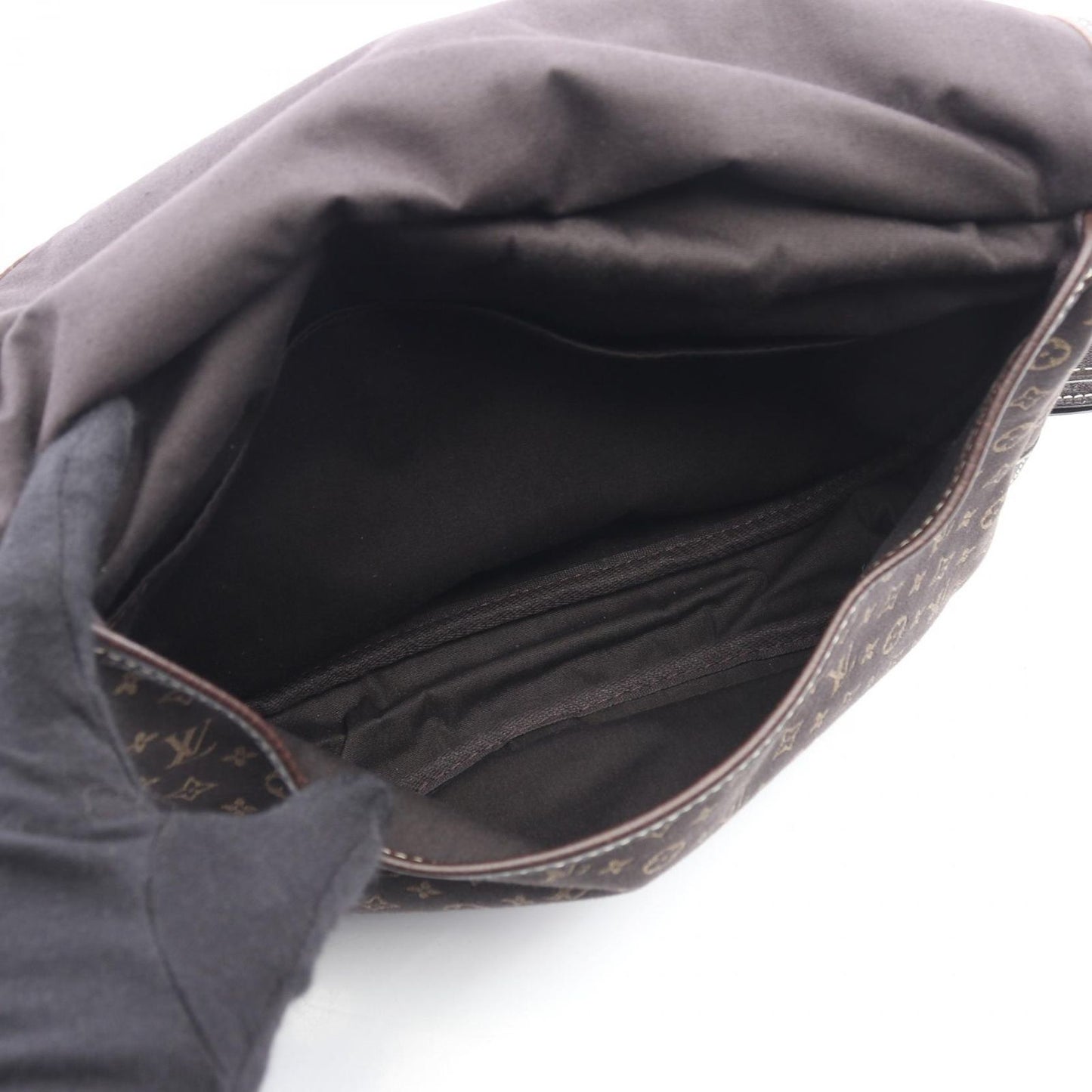 Louis Vuitton Shoulder Bag Saumur Ebene Canvas Leather 30 — view 4