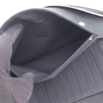 Hermes Round Wallet Fourre Tout Purse GM Black Canvas — view 4