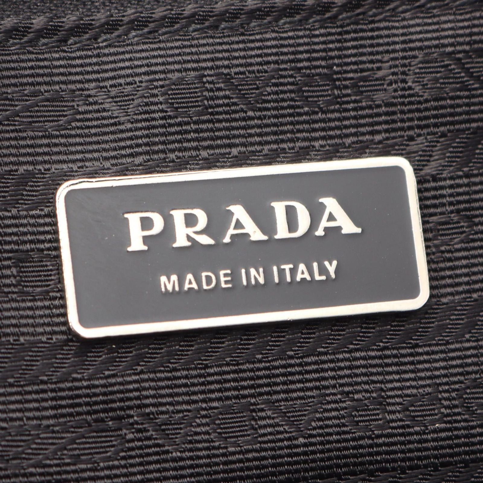 Prada Tote Vera Sport Black Leather — view 4