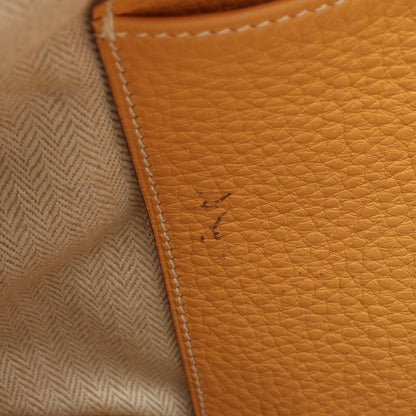 Hermes Shoulder Bag Trim 35 Saffron Leather — view 7