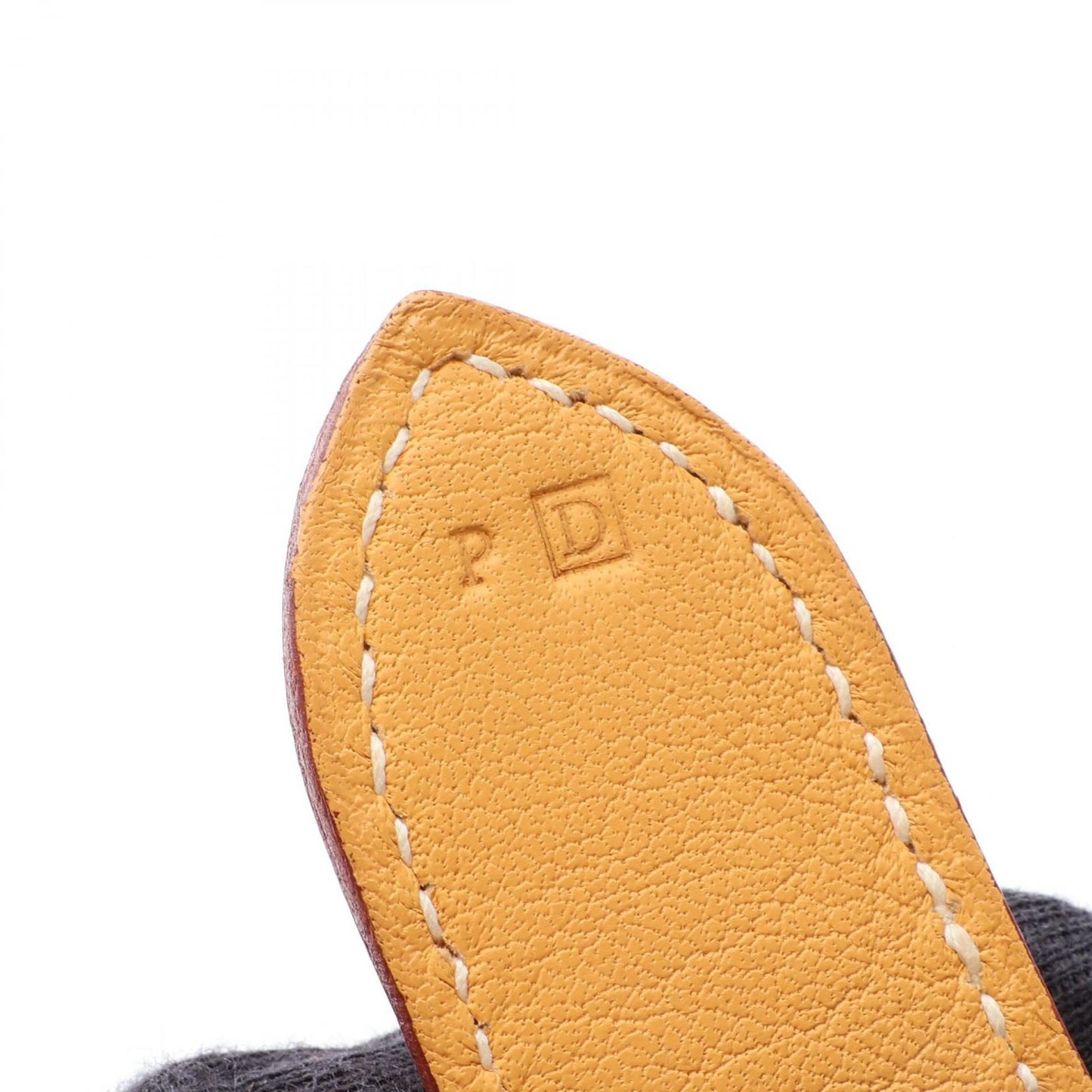 Hermes Shoulder Bag Trim 35 Saffron Leather — view 5