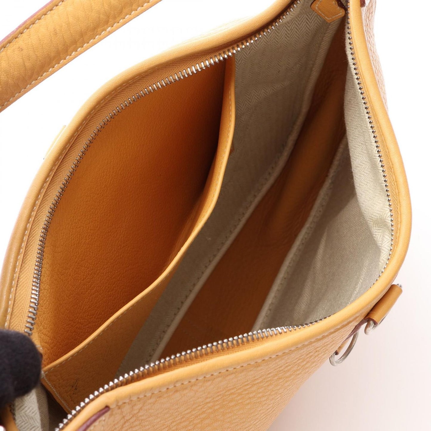 Hermes Shoulder Bag Trim 35 Saffron Leather — view 3