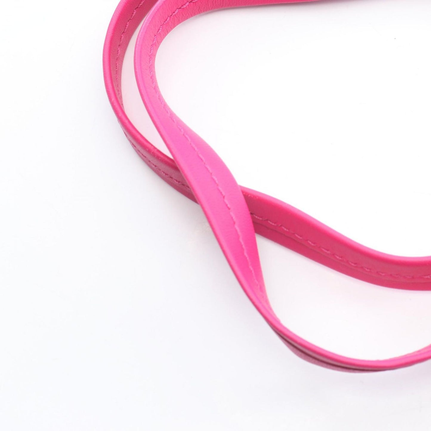 Celine Tote Horizontal Cabas Fuchsia Pink Orange Leather — view 5