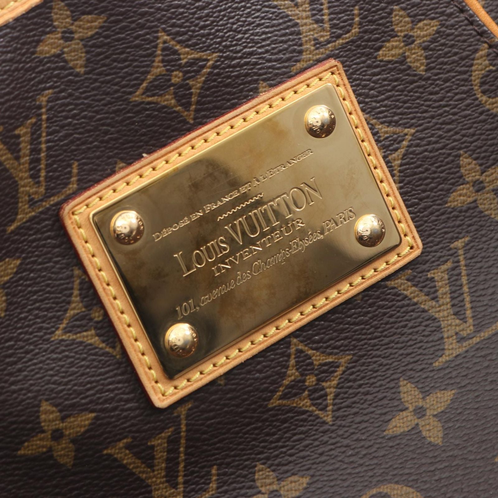 Louis Vuitton Shoulder Bag Galleria PM Canvas Leather — view 9