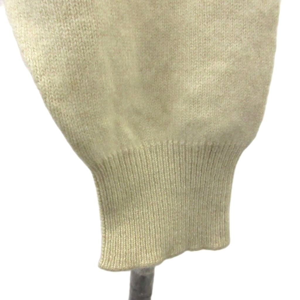 Dior Knit Sweater M Beige Long Sleeve Round Neck RN — view 5
