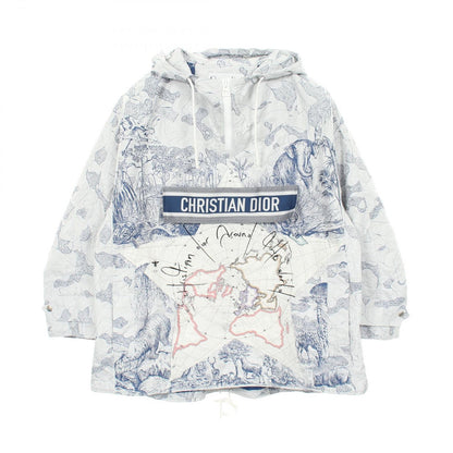 Dior Around the World Anorak Jacket with Hood Pullover