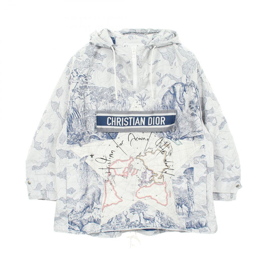 Dior Around the World Anorak Jacket with Hood Pullover