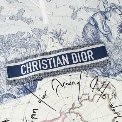 Dior Around the World Anorak Jacket with Hood Pullover — view 5