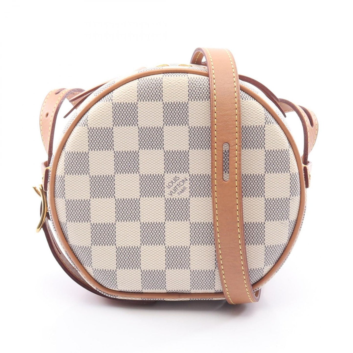 Louis Vuitton Shoulder Bag Boite Chapeau Spoule PM Damier Azur Canvas Leather