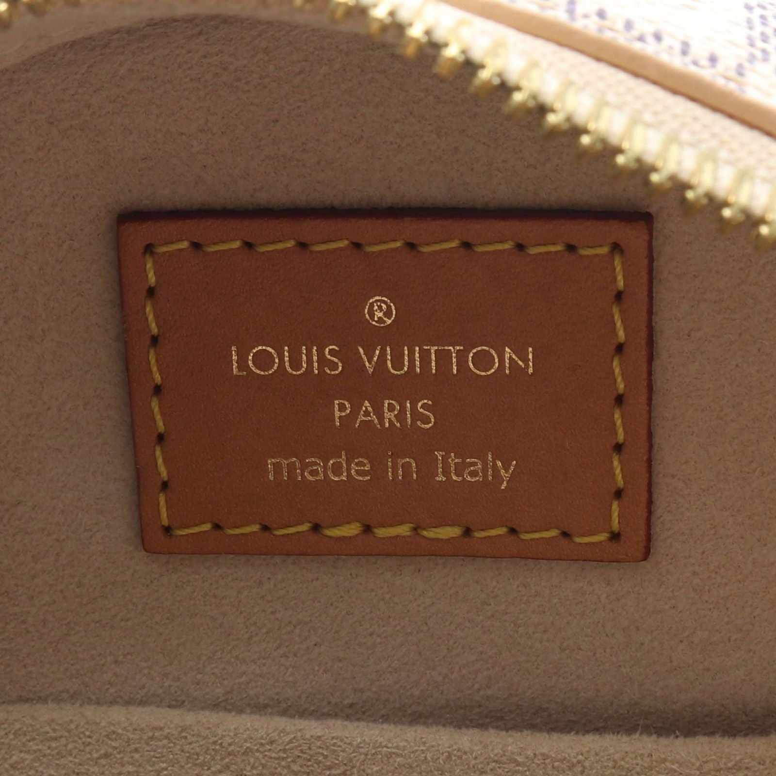 Louis Vuitton Shoulder Bag Boite Chapeau Spoule PM Damier Azur Canvas Leather — view 4