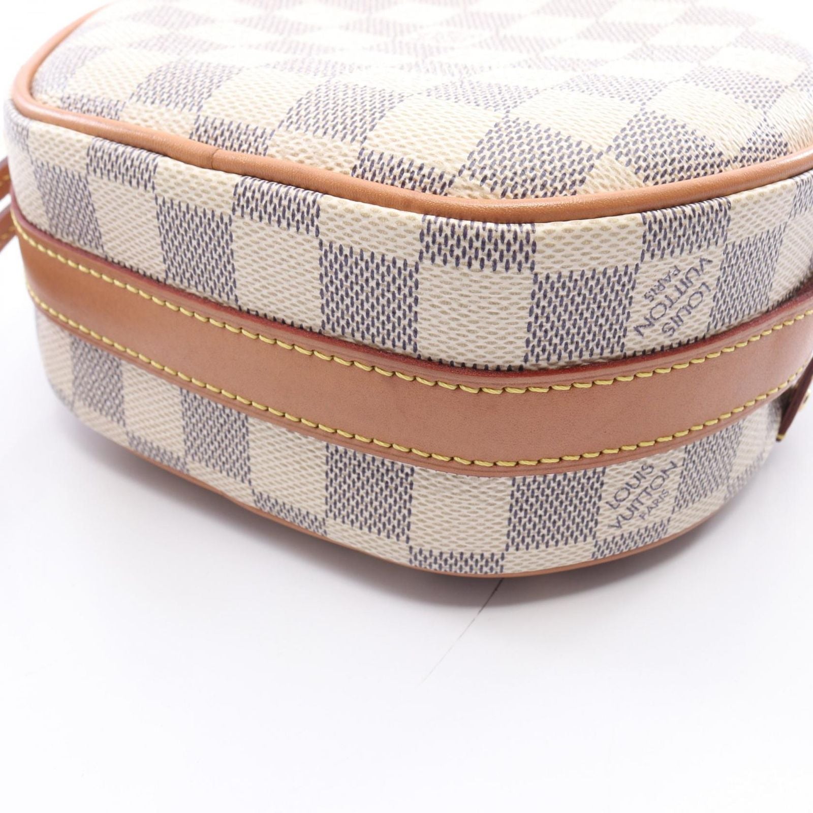 Louis Vuitton Shoulder Bag Boite Chapeau Spoule PM Damier Azur Canvas Leather — view 7