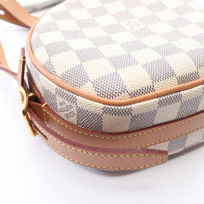 Louis Vuitton Shoulder Bag Boite Chapeau Spoule PM Damier Azur Canvas Leather — view 6