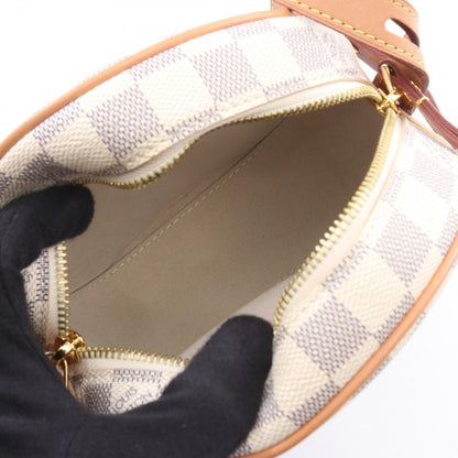Louis Vuitton Shoulder Bag Boite Chapeau Spoule PM Damier Azur Canvas Leather — view 3