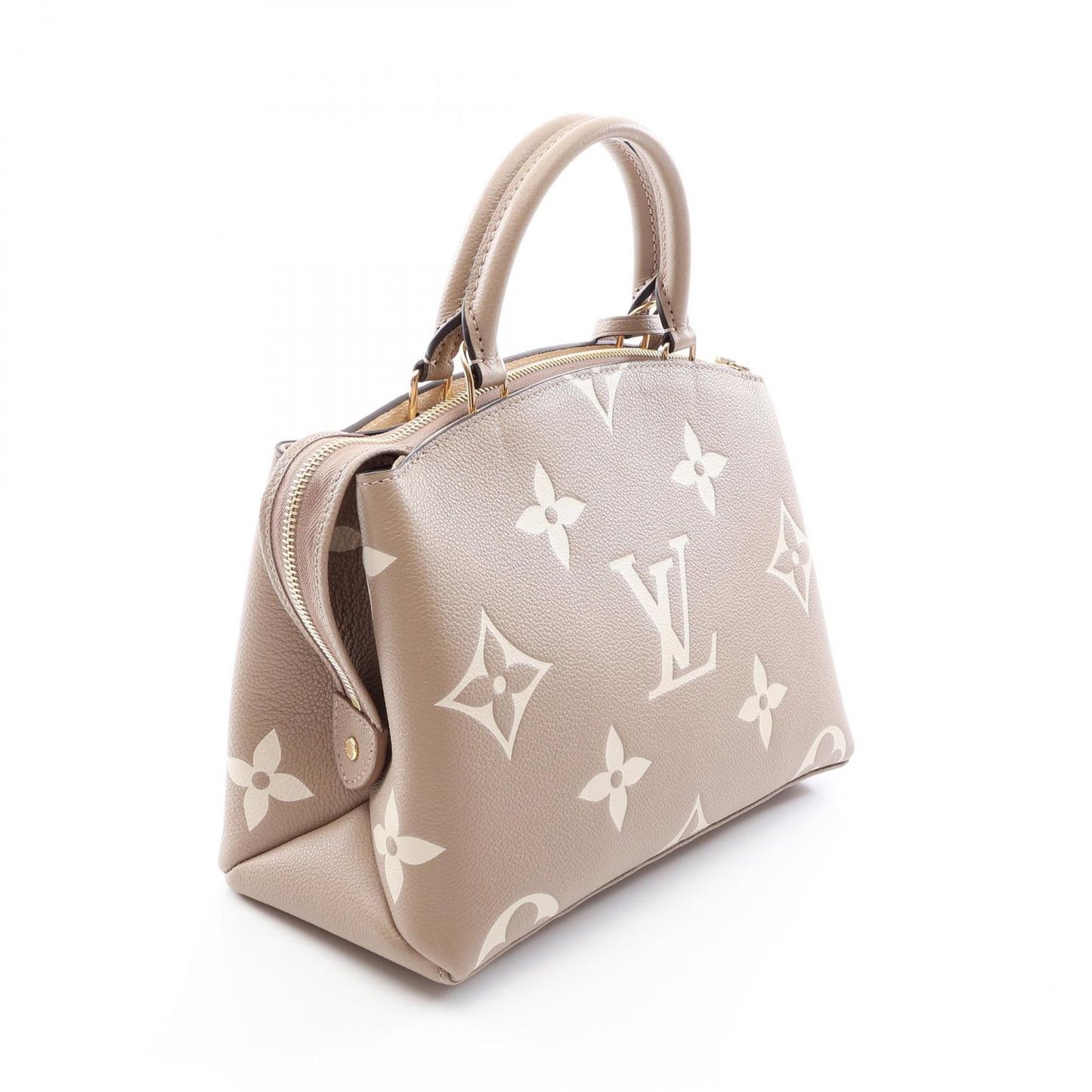 Louis Vuitton Handbag Petit Palais PM Monogram Empreinte Tourtrere Cream 2-Way — view 2