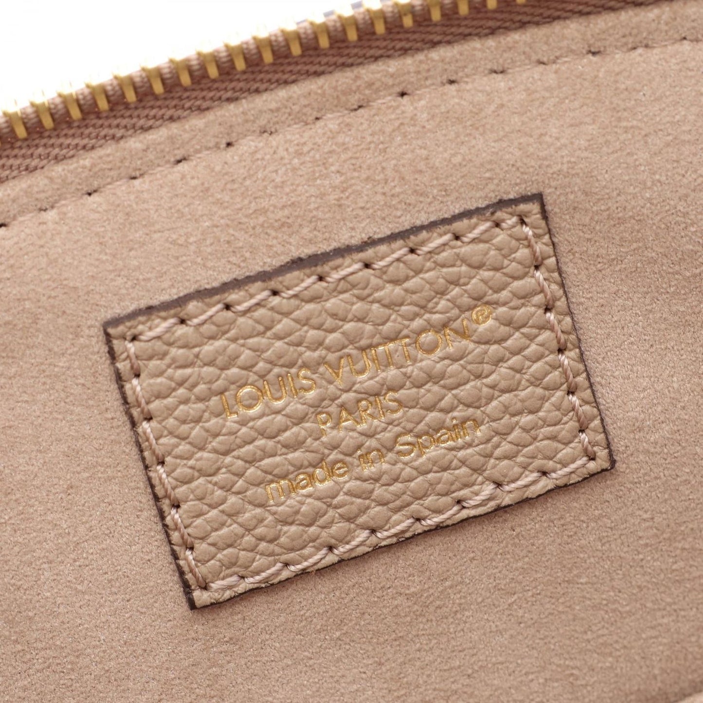 Louis Vuitton Handbag Petit Palais PM Monogram Empreinte Tourtrere Cream 2-Way — view 4