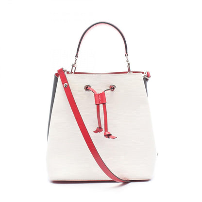 Louis Vuitton Handbag Neo Noe Tricolore Epi Blanc Noir 2-Way Red Leather