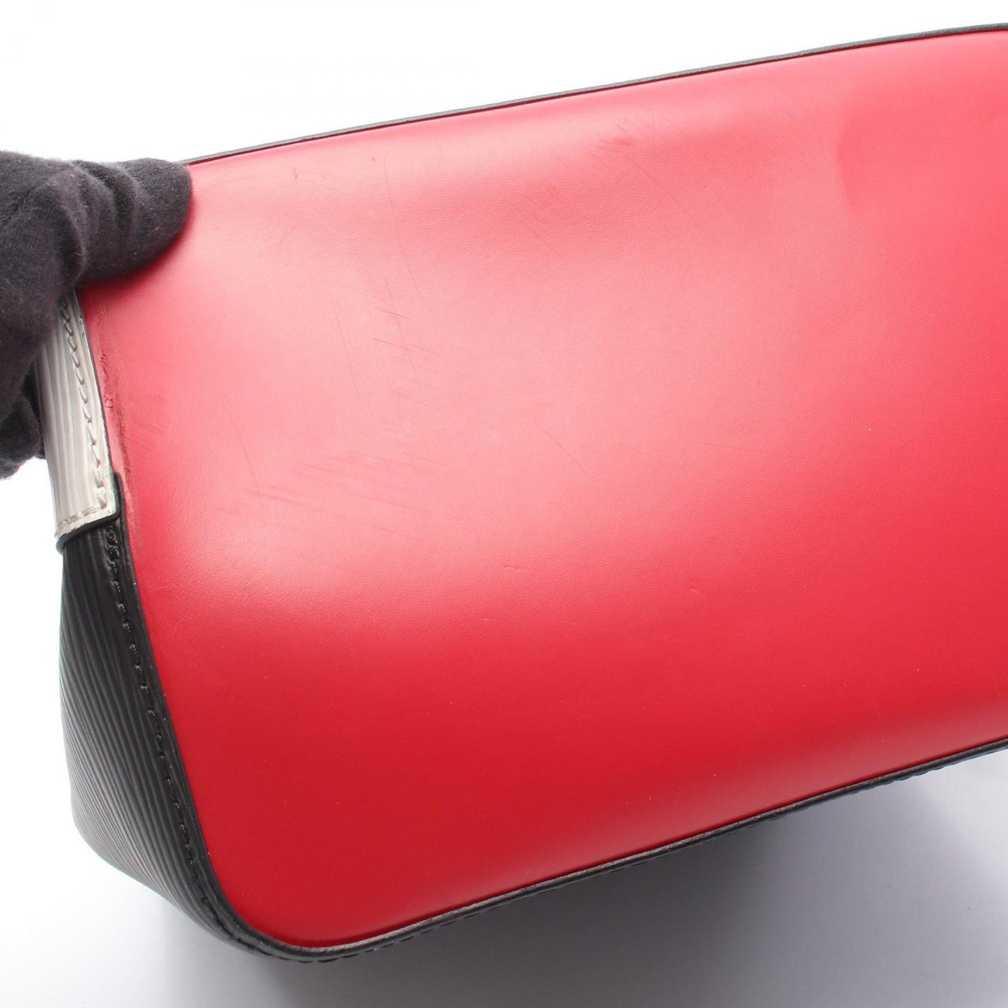 Louis Vuitton Handbag Neo Noe Tricolore Epi Blanc Noir 2-Way Red Leather — view 6