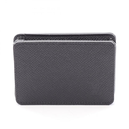 Louis Vuitton Coin Case Taiga Ardoise Noir Leather Pass
