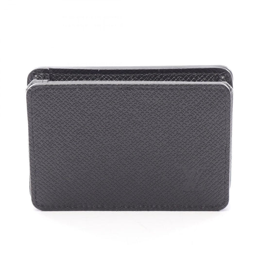 Louis Vuitton Coin Case Taiga Ardoise Noir Leather Pass