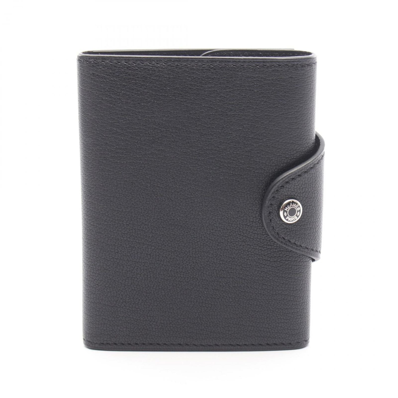 Hermes Coin Case Illiade Compact Card Black